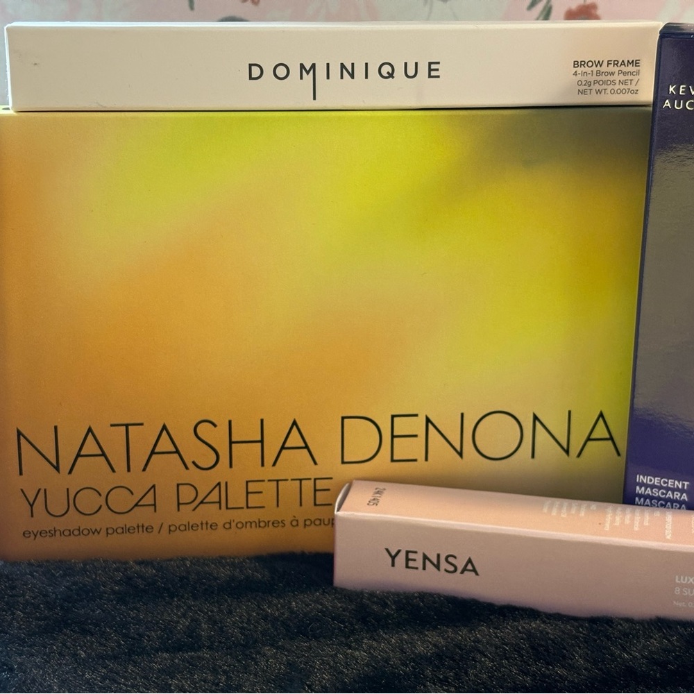 Natasha Denona Yucca Palette - Yellow Green Gradient Eyeshadow bundle